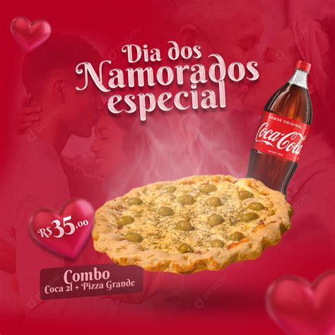 Dia Dos Namorados Especial Combo Especial Lanche Social Media Psd