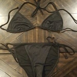 Victoria S Secret Swim Black Victorias Secret Bikini Poshmark