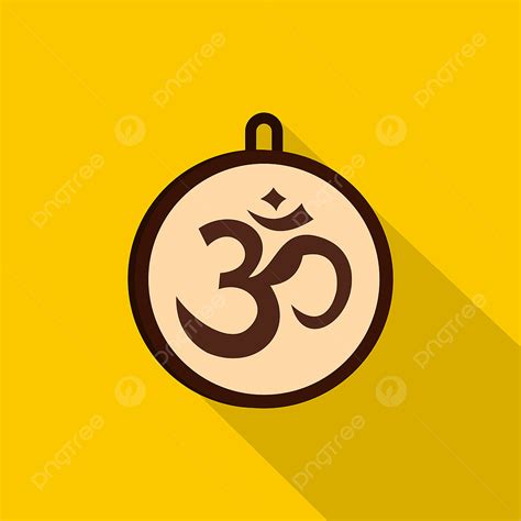 Hindu Om Symbol Icon Flat Style Style Icons Symbol Icons Hindu Png