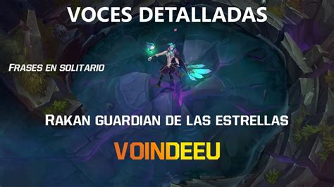 Español EU Frases en solitario Rakan guardián de las estrellas