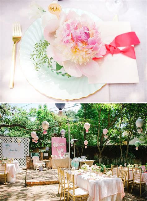 Whimsical Dream Big Hot Air Balloon Baby Shower Hostess With The Mostess