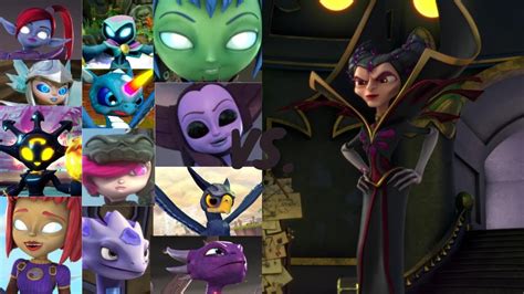 All Girl Skylanders Vs Kaossandra Skylanders Swap Force Youtube