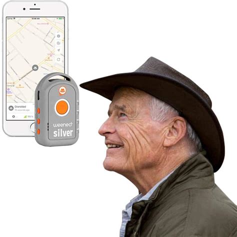 Weenect Silver - GPS Tracker für Senioren mit SOS-Taste