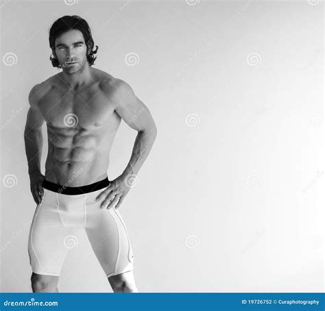 Male Fitness Model Stock Photo Image Of Nude Male Strong