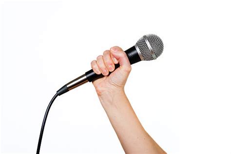 Hand Holding Mic Stock Photos Pictures And Royalty Free Images Istock