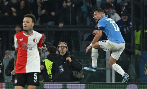 Champions Lazio Batte Feyenoord 1 0 Decide Un Gol Di Ciro Immobile