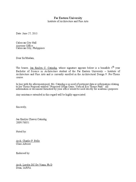 Endorsement Letter Pdf Doctor Of Philosophy Qualifications