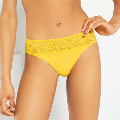 Culotte Dentelle Et Micro Lingerie Du S Au XXL Blanc Kiabi 6 00