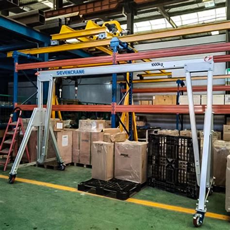 A Suit Of Portable Aluminum Gantry Crane To Korea Sevencrane Henan