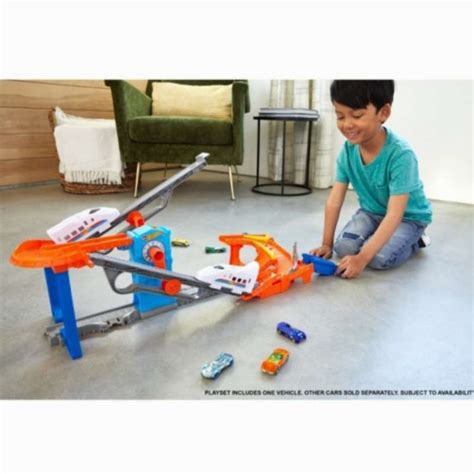 Jual Hot Wheels City Stunt Train Express Playset Ori Track Hotwheels Di Seller Dsisiie Shop