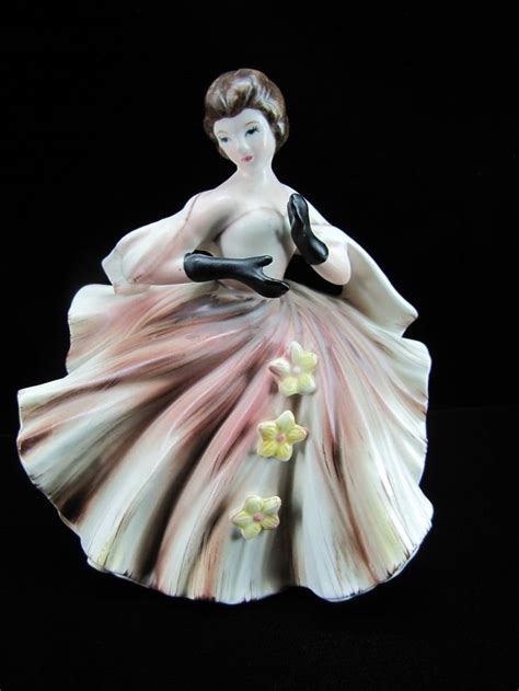 Lefton Lady Figurine Women Figure Lefton Figurines Lady