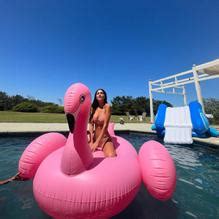 Zaira Nara Stunning Sexy Pink Bikini Social Media Photoshoot AZNude