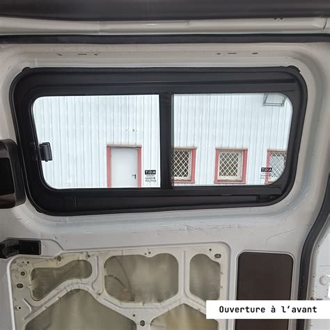 Baie vitrée coulissante avant droite pour Ford Transit Custom