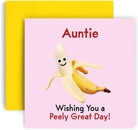 Amazon Huxters Birthday Cards For Women Peely Great Banana