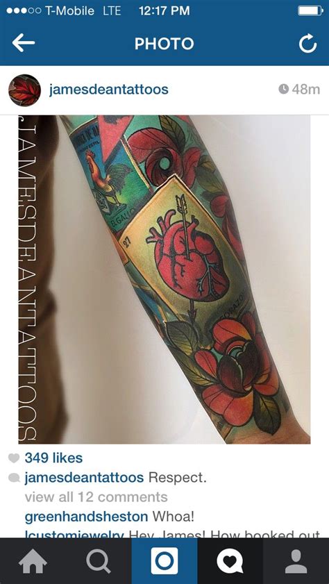 Loteria sleeve tattoo | Sleeve tattoos, Tattoos, Body art