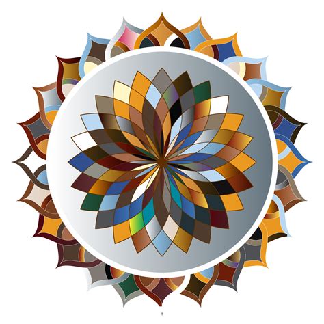 Download Ff7f00 Prismatic Mandala Line Art 6 Svg Freepngimg