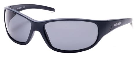 Harley Davidson® Mens Sport Wrap Sunglasses Matte Blue Frame And Smoke Lenses Wisconsin Harley