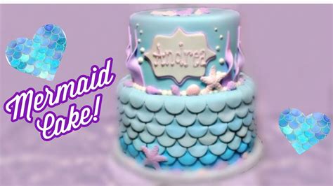 Mermaid Cake Tutorial Youtube