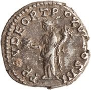 Denarius Marcus Aurelius Prov Deor Tr P Xvi Cos Iii Providentia