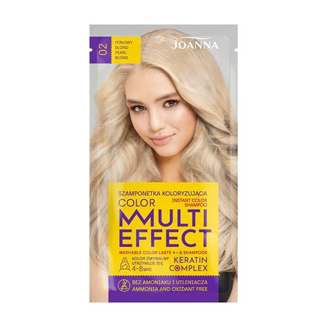 Оттеночный шампунь для волос `JOANNA` MULTI EFFECT COLOR тон 02 ...