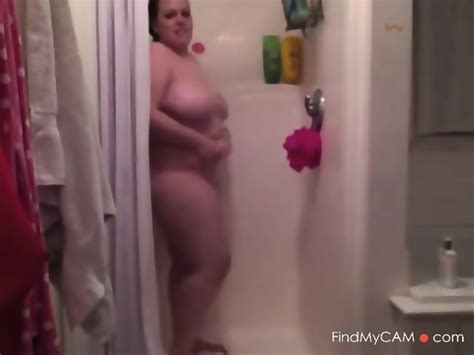 Sexy BBW Stripping In The Shower CassianoBR