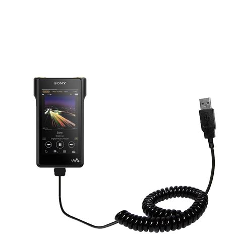 Coiled Power Hot Sync USB Cable Suitable For The Sony Walkman NW WM1A With Both Data And Charge