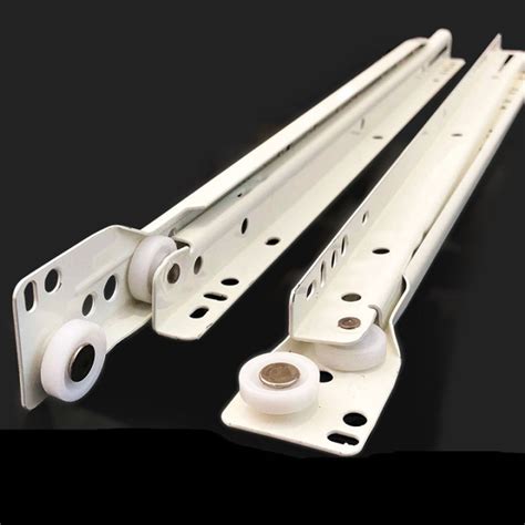 Two Section Track Drawer Slides Slide Rail Computer Chute Clothing