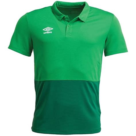Buy Umbro Mens Training Poly Polo Teamwear Emerald/Verdant Green
