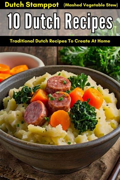 Dutch Stamppot Recipe Mashed Vegetable Stew