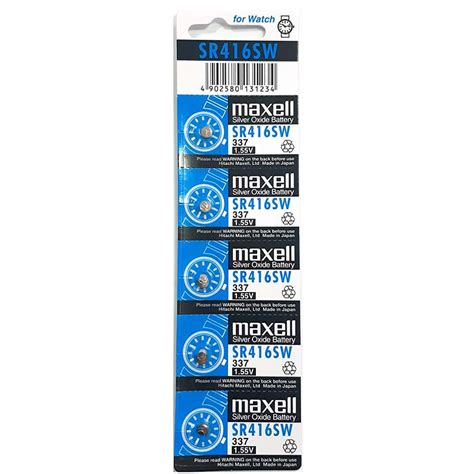 ถ่านนาฬิกา Maxell SR416SW ราคา/แผง