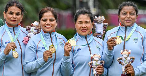 Cwg 2022 Indian Women Win Historic Gold In Lawn Bowls