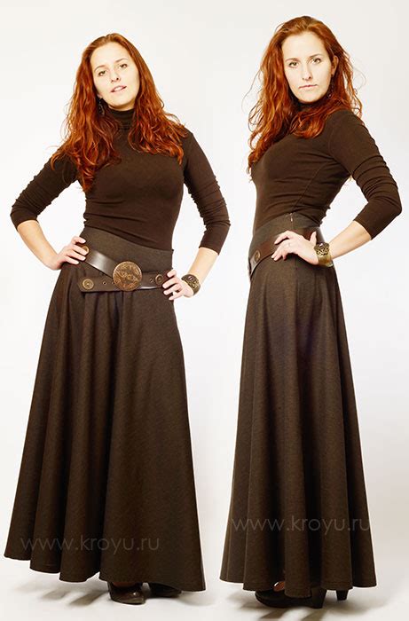 Фото юбка полусолнце в пол сшитых на курсах кроя и шитья Крою.ру