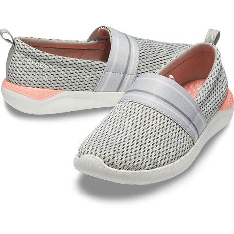 Женские слипоны CROCS Women's LiteRide Mesh Slip-On Pearl White/White