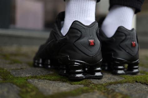 Купить Мужские кроссовки Nike Shox TL Triple Black (Черные) Обувь Найк ...