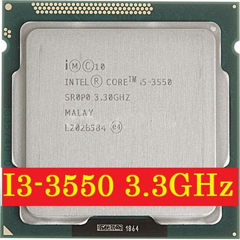 Intel Core i5-3550 Quad-Core Processor 3.3 GHz 6 MB (I5 3550) | Shopee ...