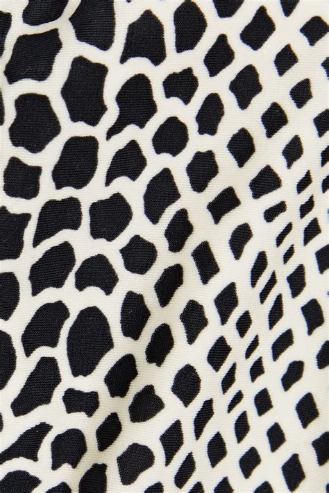 VIX PAULA HERMANNY Elis Embellished Printed Low Rise Bikini Briefs THE OUTNET