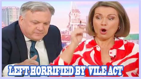 GMB S Susanna Reid Screams As She S Left Horrified By Ed Balls Vile