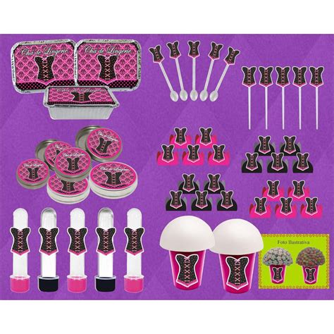 Kit Festa Ch De Lingerie Pink E Preto Pe As Pessoas Em Promo O Na Americanas