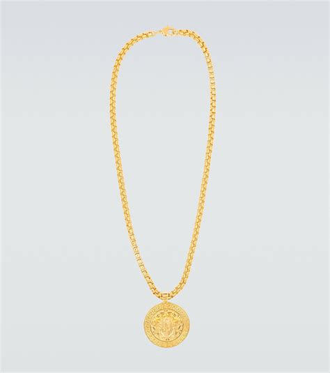 Versace - Medusa gold-plated necklace Versace