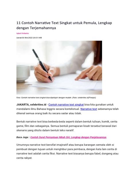 Contoh Bahasa Inggris | PDF