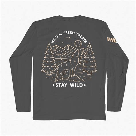 Stay Wild Pocket Long Sleeve – Wild n Fresh Treats