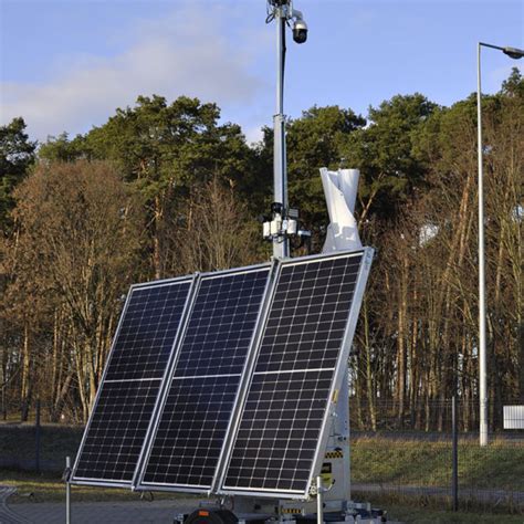 Year Round Solar Power Supply For Rapid Deployment Cctv Towers