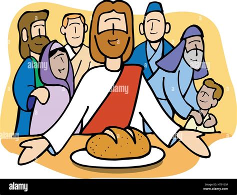 Jesus Shares The Bread He Also Declared I Am The Bread Of Life