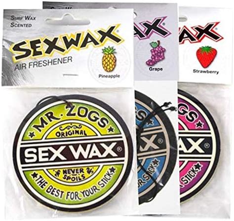 Amazon Sex Wax Air Freshener 3 Pack Coconut Limited Edition Automotive