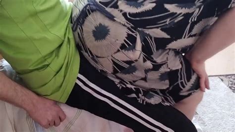 The Fat Woman Rubs Her Ass On My Penis After Jerking It Off And Looks At The Eruption Of Sperm