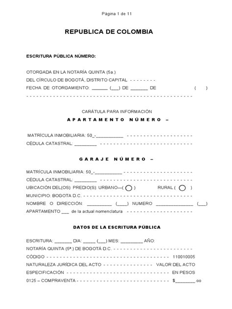 Modelo Minuta Compraventa De Propiedad Horizontal Pdf Derecho Y