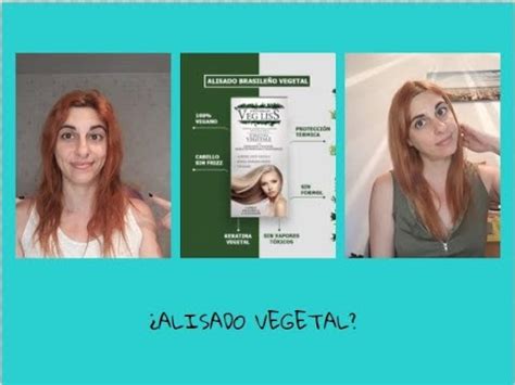 Pelo Liso En Casa Alisado Vegetal Vegliss Youtube