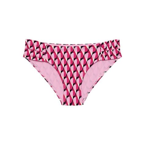 Women S Pink Time And Tru Size Xl Geo Print Side Ruched Bikini Bottoms Nwt Ebay