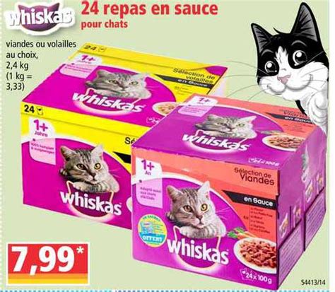 Promo 24 Repas En Sauce Whiskas Chez Norma ICatalogue Fr