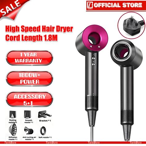 Hair Dryer W In Negative Ion Hot Cold Air Msia Pin Hair Dryer Pengering Rambut Hair